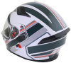 Шлем модуляр Ataki JK902 Shape белый/серый глянцевый