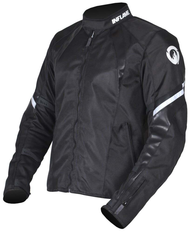 Мотокуртка мужская INFLAME INFERNO DARK текстиль+сетка, цвет черный