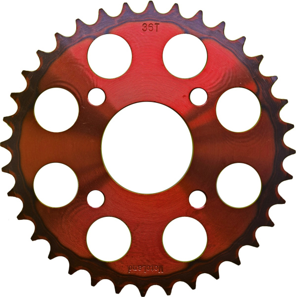 Венец, звезда ведомая (520-36) CG/CB 4х90х58 красная