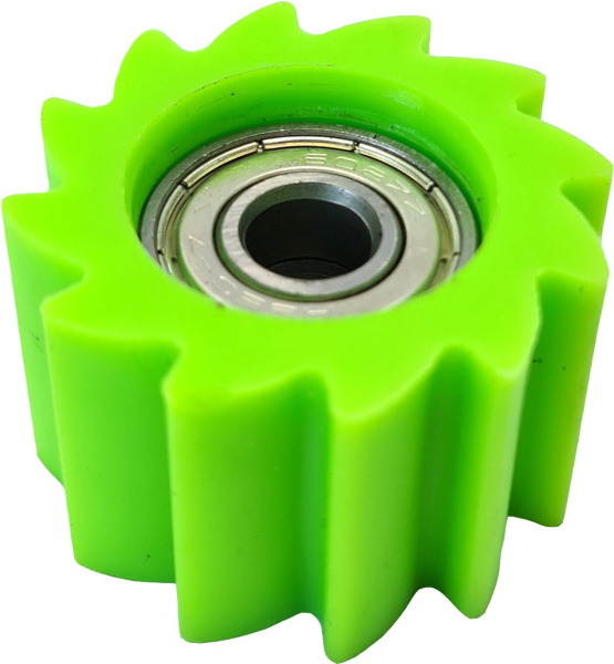 Ролик приводной цепи #2 зеленый d (наруж.) 38мм; ширина 24мм