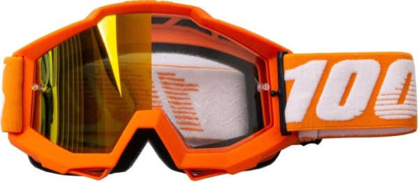Очки мотокросс 100% orange frame