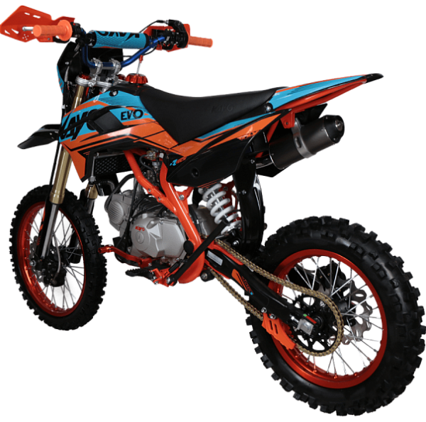 Питбайк KAYO EVOLUTION YX140EM 17/14 KRZ (механ. сцепл., эл. стартер 2022 г.)