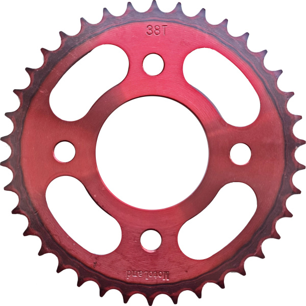 Венец, звезда ведомая (428-38) CG/CB 4х90х58 красная