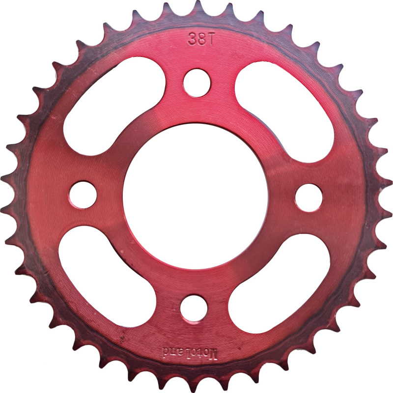 Венец, звезда ведомая (428-38) CG/CB 4х90х58 красная