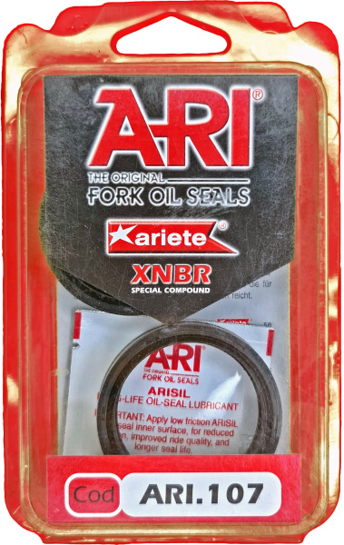 Сальники ARIETE ARI 107, 43 x 52,7 x 9,5/10,5 комплект 2 шт.