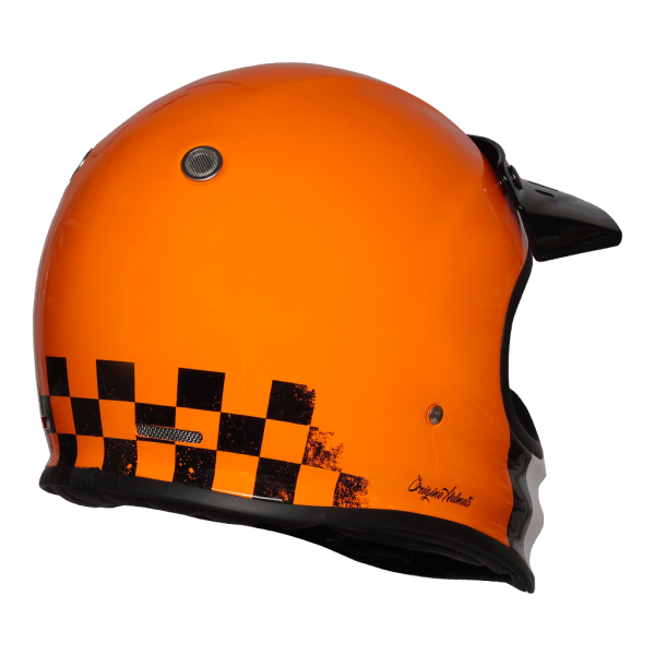 Шлем (кроссовый) Origine VIRGO Danny оранжевый/черный/белый глянцевый