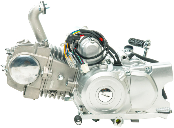 Двигатель 125см3 152FMI (52.4x55.5) механика, 4ск, стартер сверху (без комплектации)