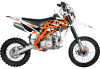 Питбайк KAYO BASIC K125EA 17/14 KRZ (п/автомат, эл. стартер 2024 г.)