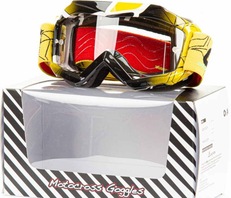 Очки для мотокросса детские GTX 5018 желтые
