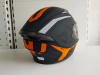 Шлем (интеграл) Ataki JK316 Route черный/оранжевый матовый