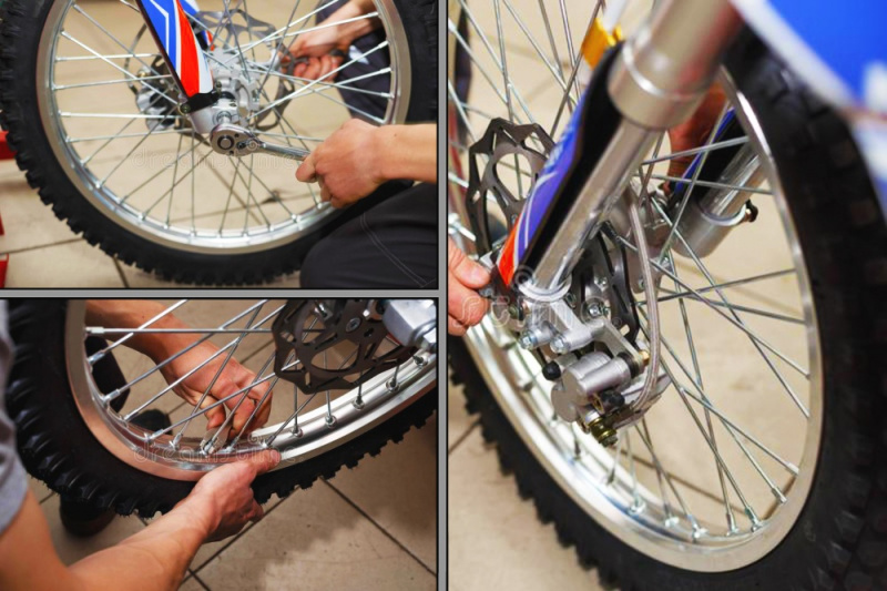 Ремонт колеса мотоцикла (исправление геометрии, протяжка спиц)