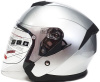 Шлем открытый Ataki JK526 Solid серебристый глянцевый