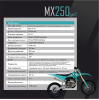 Мотоцикл кроссовый KOVE MX250 gen2