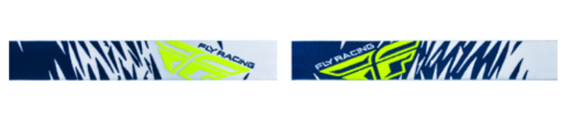 Очки для снегохода FLY RACING ZONE синие/белые/Hi-Viz  желтые, зеркальные-красные
