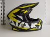 Шлем (кроссовый) Ataki JK801 Rampage серый/желтый матовый