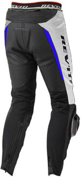 Брюки кожаные мужские Rev'it GT Standard чёрно-синий