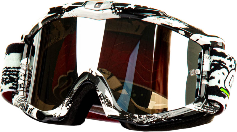 Очки для мотокросса GTX 5021 бело/черные