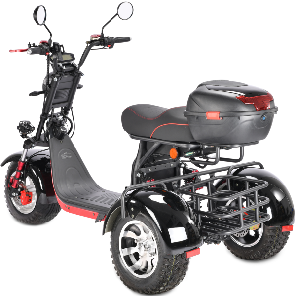 Трицикл WHITE SIBERIA PRO TRIKE 3000W  на колесах ALLROAD