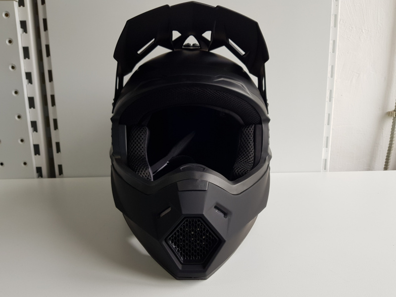 Шлем (кроссовый) Ataki JK801 Solid черный матовый 