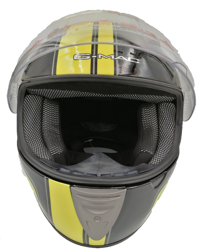 Мотошлем интеграл G-MAC PILOT BLACK/YELLOW