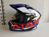 Шлем (мотард) Ataki JK802 Rampage синий/красный глянцевый