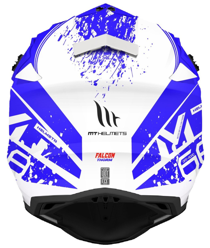 Шлем MT FALCON thorm MX802 Gloss Blue