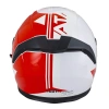 Шлем открытый Ataki JK526 Fusion красный/белый глянцевый