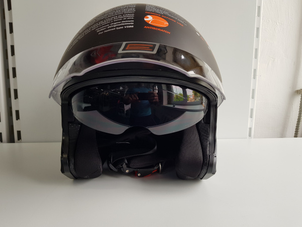 Шлем открытый Origine Palio Solid черный глянцевый