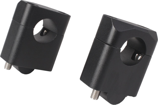 Кронштейны-переходники для рулей с d-22,2 мм на d-28,6 мм (Высота-34 мм) IGP черные