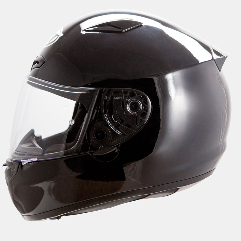 Мотошлем интеграл  MT MATRIX single mono GLOSS BLACK