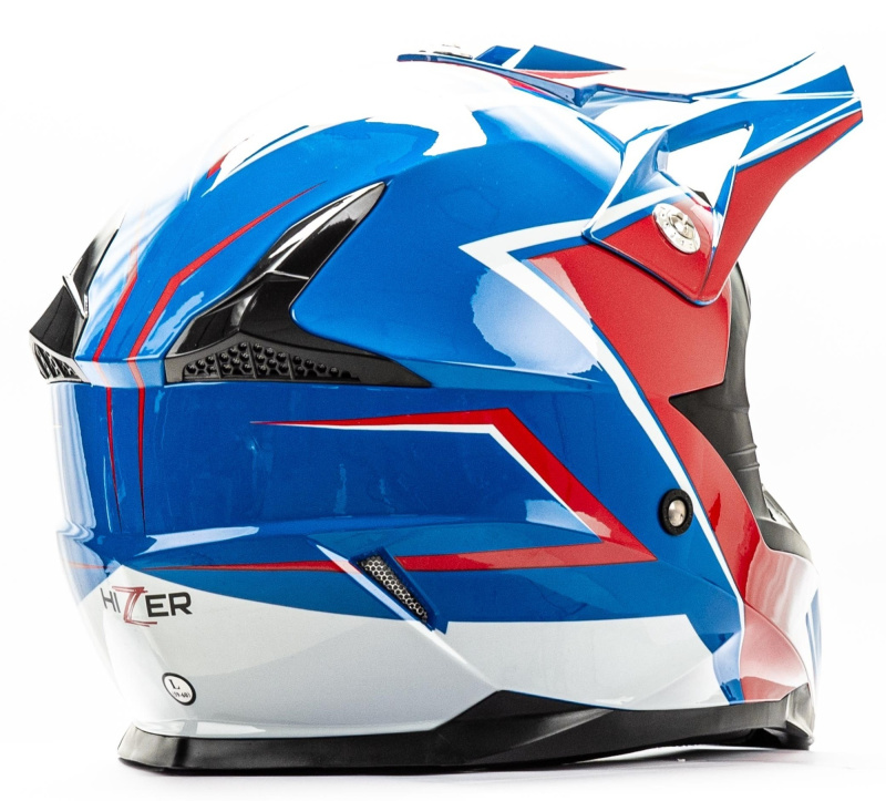 Шлем мото HIZER 615 blue
