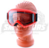 Очки мотокросс/снегоход (двойное стекло) ATAKI HB-811 красные глянцевые