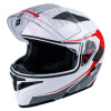 Шлем модуляр Ataki JK902 Sport красный/серый/белый матовый
