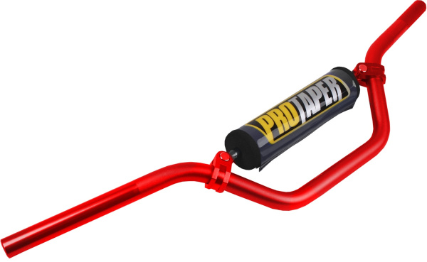 Руль 22мм #1 с перекладиной+защита красный