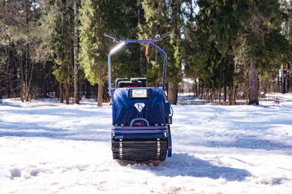 Мотобуксировщик Бурлак FK 15 ( разборный) короткая  база+ лыжный модуль на тюнинге