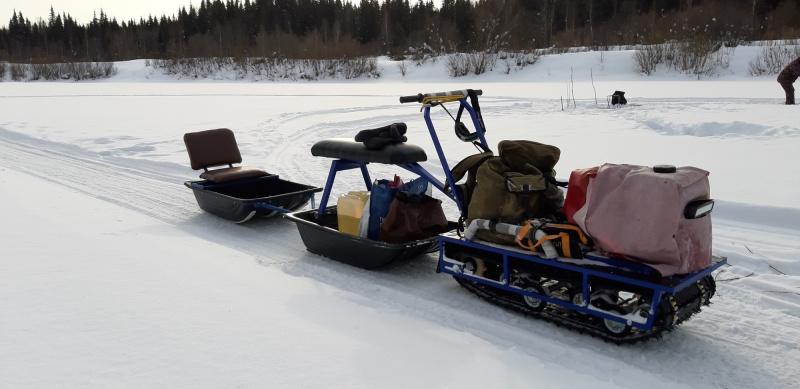 Мотобуксировщик Альбатрос-L10 (без фары)