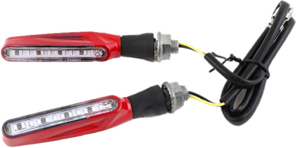 Поворотники светодиодные (компл. 2шт)   SMP-73 красные