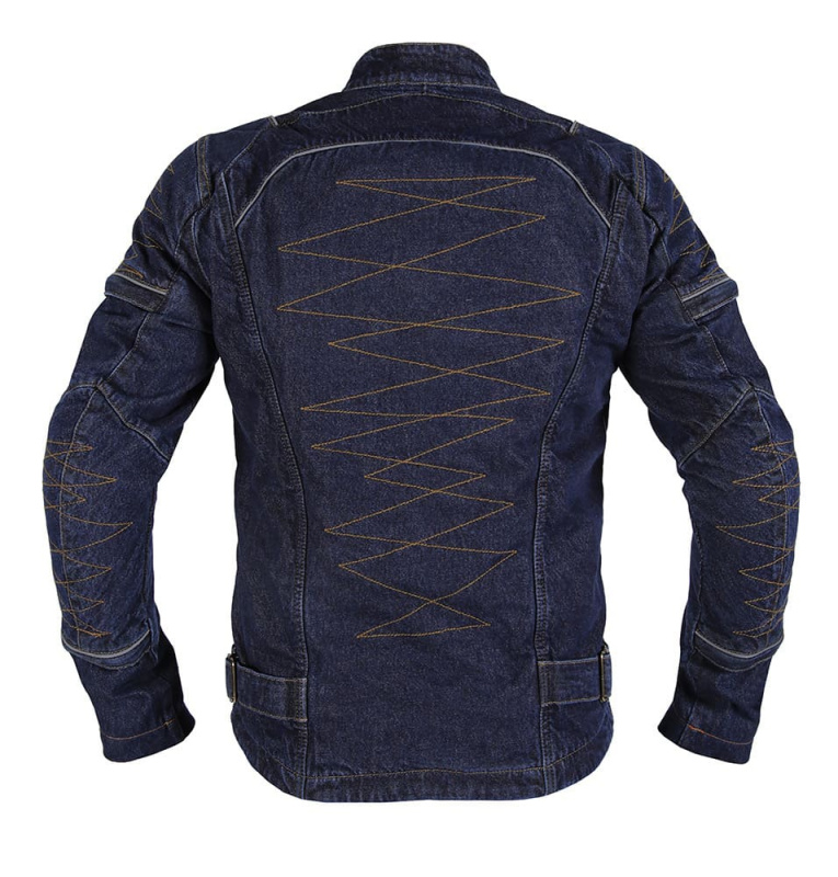 Мотокуртка мужская INFLAME VEGAS хлопок+арамид, цвет синий темный