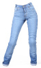 Мотоджинсы женские INFLAME THE WITCH, цвет синий светлый