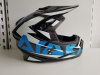 Шлем (кроссовый) Ataki JK801 Rampage серый/синий глянцевый
