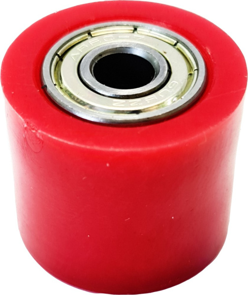Ролик приводной цепи #1 красный d (наруж.) 32мм; ширина 28мм