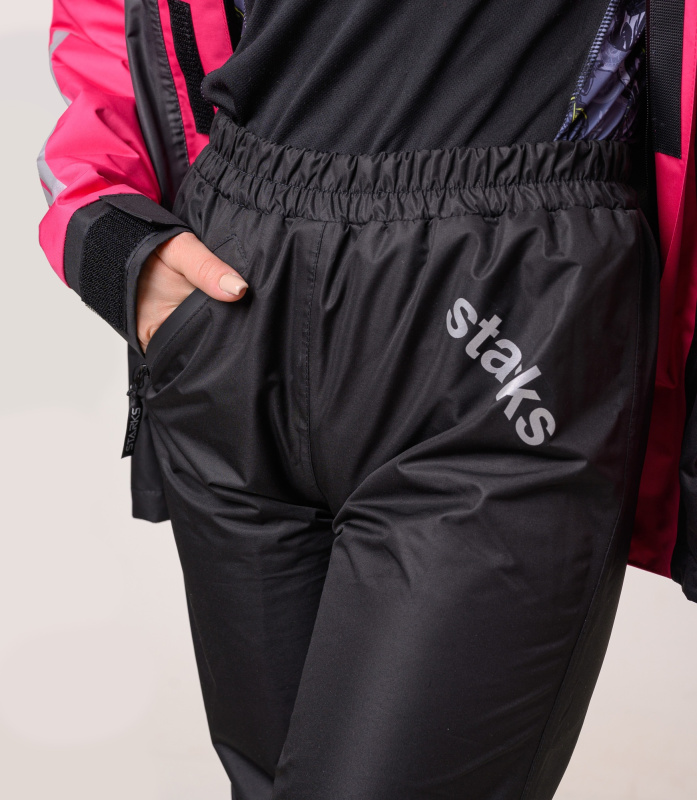 Дождевые брюки  STARKS Dry Rain DR219 женская (серый/розовый)