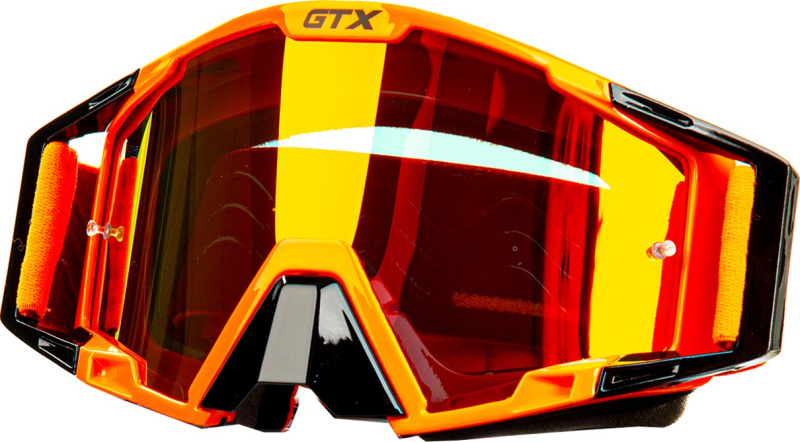 Очки для мотокросса GTX 5025 черно/оранжевые