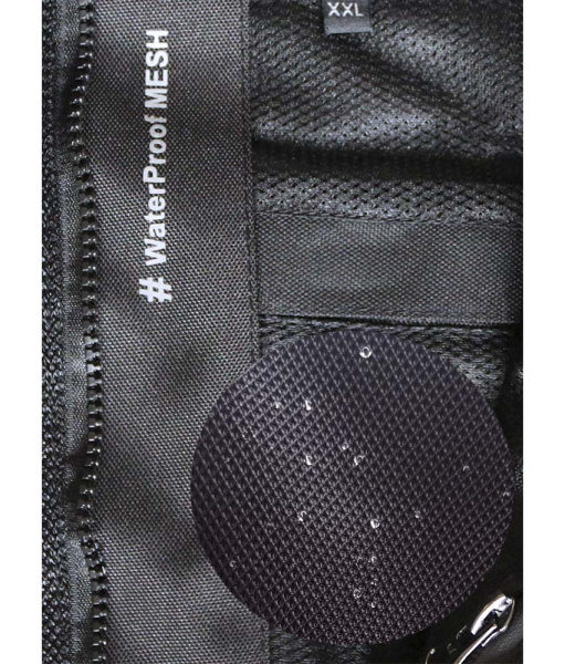 Мотокуртка мужская INFLAME INFERNO DARK текстиль+сетка, цвет черный