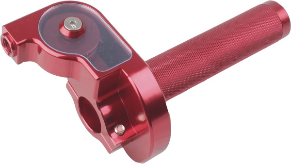 Ручка газа в сборе алюминиевая CNC красная