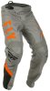 Брюки для мотокросса FLY RACING F-16 серые/черные/оранжевые (2020) 