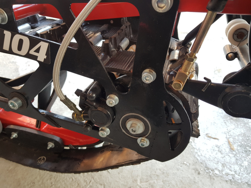 Гусеничный комплект для питбайка Кубена 104