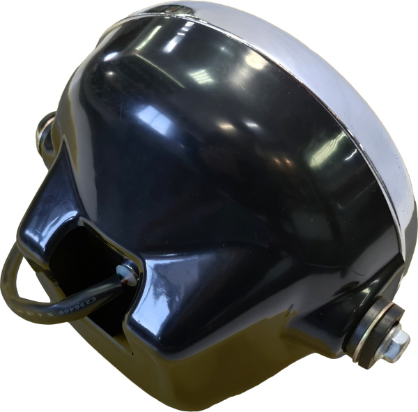 Фара головного света в сборе Yamaha YBR 125 круглая, линза,750 lm