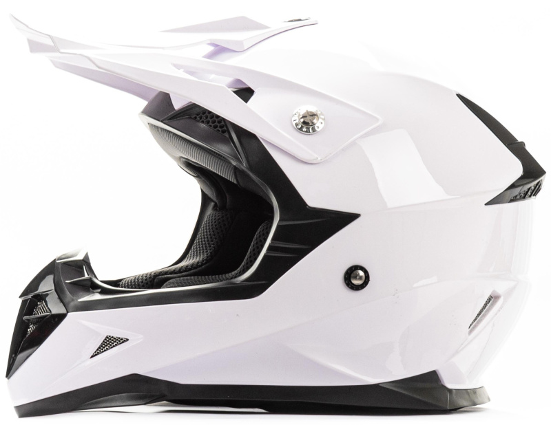 Шлем мото HIZER 615 white