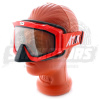 Очки мотокросс/снегоход (двойное стекло) ATAKI HB-811 красные глянцевые